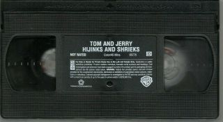 Tom and Jerry - Hijinks and Shrieks VHS 2003 Slip Sleeve 7 Episodes Animated VTG 4