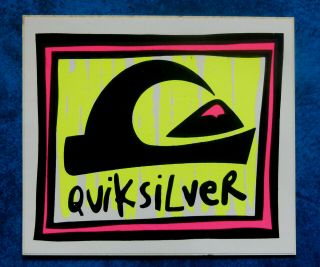 Quiksilver - Vintage 1980,  S Surfing Sticker.