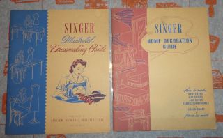Vtg Singer Sewing Machine Co Illustrated Dressmaking Guide 1951,  Decoration