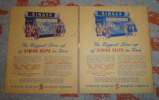 Vtg SINGER SEWING MACHINE CO Illustrated Dressmaking Guide 1951,  Decoration 4
