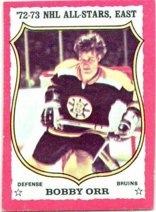 1973 - 74 O - Pee - Chee Bobby Orr 30 Vg/ex Vintage Boston Bruins
