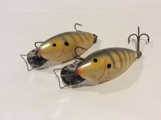 Two Vintage True Temper Fishing Lures Shad