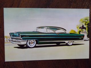 Vintage Postcard / 1956 Lincoln / Capri Coupe