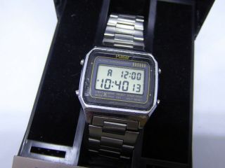 Gent ' s Boxed Vintage PULSAR Quartz Chronograph Digital Wristwatch W309 - 5009 3