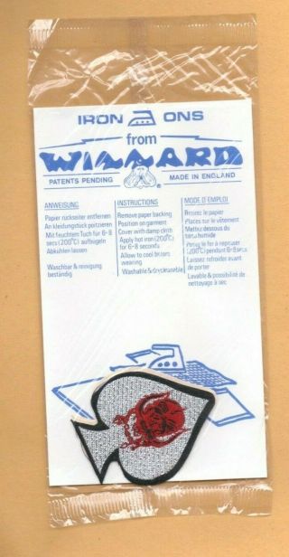 Motorhead Ace Of Spades Logo Cutout Vintage 1980s Iron - On/sew - On Patch