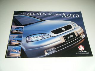Vintage 1998 Holden Astra Car Dealers Brochure