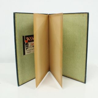 2 x Vintage Riven Spring - Back Binder Folio Presentation Australian Made 405 4