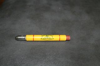 John Deere Bullet Pencil With Eraser Vintage Macomb,  Illinois