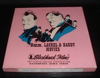 Lqqk Vintage Regular 8mm Blackhawk Films,  Laurel & Hardy,  Wrong Again
