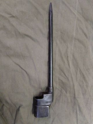 Vintage Ww2 Wwii British Enfield Spike Bayonet