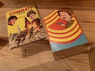 Combat Tv Show Coloring Book Top Kick Vintage