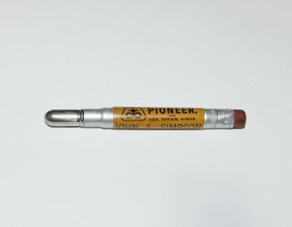 Vintage Advertising Bullet Pencil Pioneer Brand Grains Charlotte Mi John Simpson