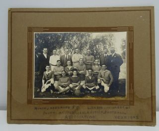 Vintage North Adelaide Football League Photograph 1922