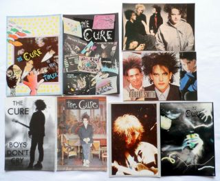 The Cure Postcards 8 X Vintage The Cure Postcards Robert Smith