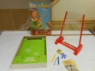 Vintage 1969 Hang On Harvey Game By Ideal Toys 100 Complete