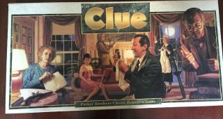 Clue Detective Board Game Parker Brothers Vintage 1972 Complete No.  00045