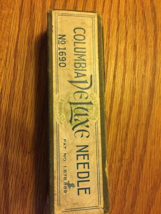 Vintage Columbia Deluxe Rug Needle Set With Interchangeable Needles No 1690