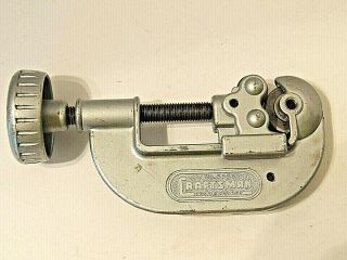 Vintage Craftsman No.  5533 Pipe Tubing Cutter 1 " Capacity,  Usa