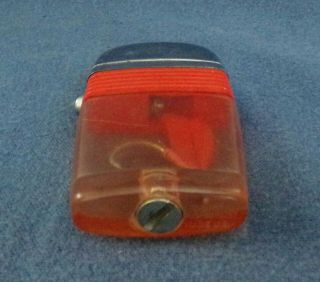 Vintage Scripto Vu Lighter With Fishing Fly & Red Band 4