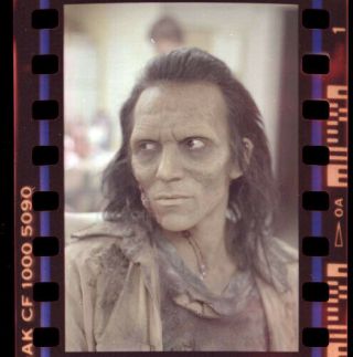 Ha14b Vintage Day Of The Dead Zombie Horror Movie Actor Mullet Negative Photo