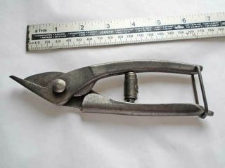 Vintage Footprint Tools Small Tin Snips Fully Old Tool