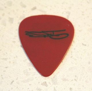FASTER PUSSYCAT // Eric Stacy 1989 Wake Me Tour Guitar Pick // red/black VINTAGE 2