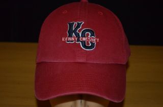 Vtg Kenny Chesney Poets And Pirates Tour 2008 Baseball Cap Red Stitched Kc