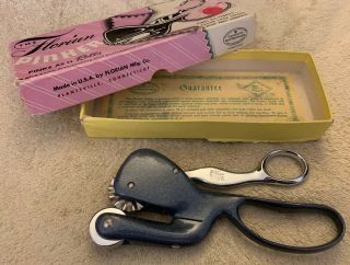 The Florian Pinker Vintage Continuous Pinking Tool For Fabric Or Paper