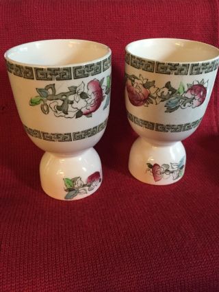 Set Of 2 Vintage Egg Cups Made In England 4”