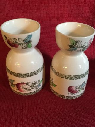 Set Of 2 Vintage Egg Cups Made In England 4” 3