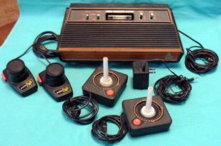 Vintage Atari Video Computer System 2 Joysticks & 2 Paddles Model No.  Cx - 2600 A