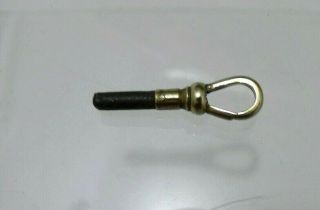 Vintage Gold Plated Colour Dog Clip Pocket Watch Key Wind Fob.  No9.