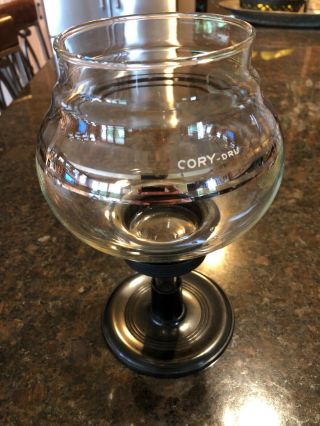 Vintage Cory Dru Glass Vacuum Coffee Pot Top