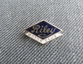 Vintage Riley Motor Club Pin Badge