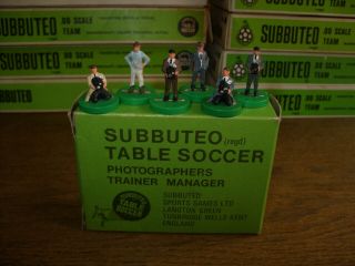 Vintage Subbuteo Set C.  104 - Photographers Trainer Manager Boxed Set