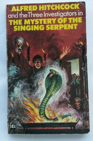 Vintage Three Investigators 17 " Mystery Of Singing Serpent " Armada Pb 1978