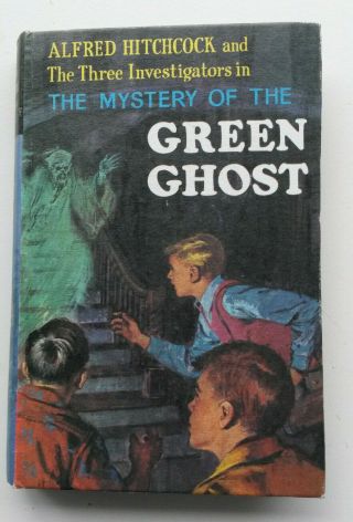 Vintage Three Investigators 4 " Mystery Of The Green Ghost " Collins Hb 72