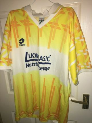 Vintage/retro/1990s Fc/djk Pasing 1968 Lotto Mens Xl Football Shirt (ex Cond)