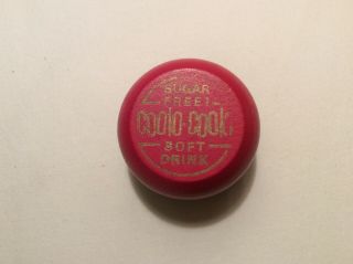 Vintage Duncan Junior Yo - Yo Red And Black With Cool Soft Drink Ad