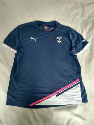 Vintage Puma Fc Girondins De Bordeaux Training Football Shirt Size L