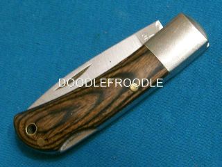 Vintage Ka - Bar Kabar 2721 Barehead Lockback Folding Knife Knives Pocket Old Jack