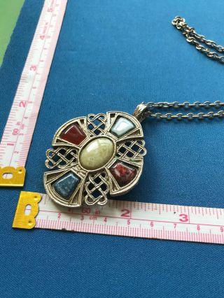 Vintage Jewellery Scottish Necklace Signed Miracle