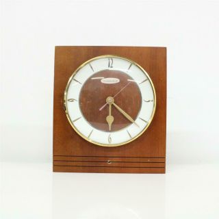 Vintage Sussex Wall Clock On Wooden Base Mechanism Needed 405