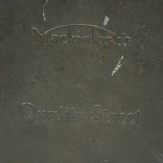 Vintage 1960s Mackintosh ' s Quality Street Round Metal Tin 405 5