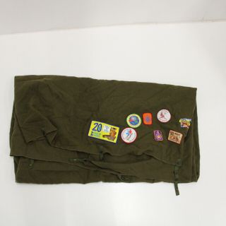 Vintage Conlons Australia Wool Blanket Sleeping Bag Liner & Scout Badges 416