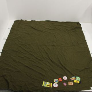 Vintage Conlons Australia Wool Blanket Sleeping Bag Liner & Scout Badges 416 2
