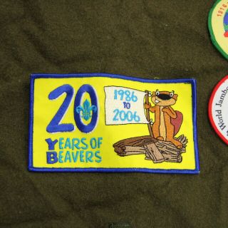 Vintage Conlons Australia Wool Blanket Sleeping Bag Liner & Scout Badges 416 5