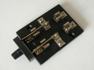 70s VINTAGE DICK SMITH/TANDY ELECTRONICS 0.  5A 200VDC RADIO ANTENNA KNIFE SWITCH 3