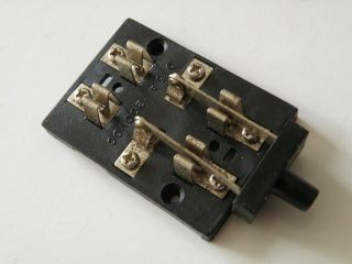 70s VINTAGE DICK SMITH/TANDY ELECTRONICS 0.  5A 200VDC RADIO ANTENNA KNIFE SWITCH 4