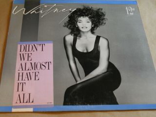 Vintage Vinyl 1987 Lp - Whitney Houston - " Didn 